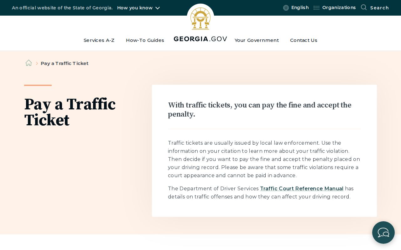Lincoln County traffic ticket lookup identifiers on Georgia.gov